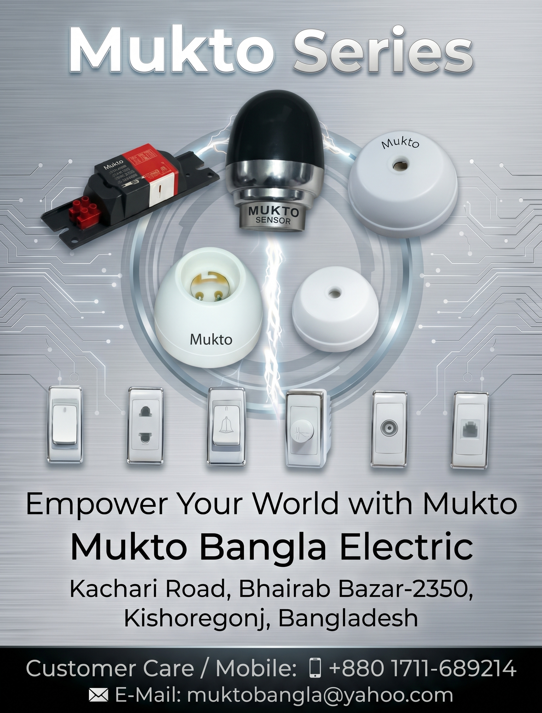 Mukto Series Batten and Angle Lamp Holders